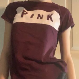 Burgundy PINK Tee Shirt
